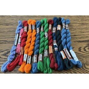 11 Skeins DMC Broder Medicis Laine Tapisserie Wool Embroidery Thread Floss
